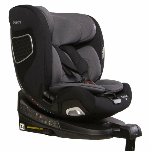 Детское автокресло Peppy Genius i-Size, группа 0-1-2-3 (до 36 кг), Iron