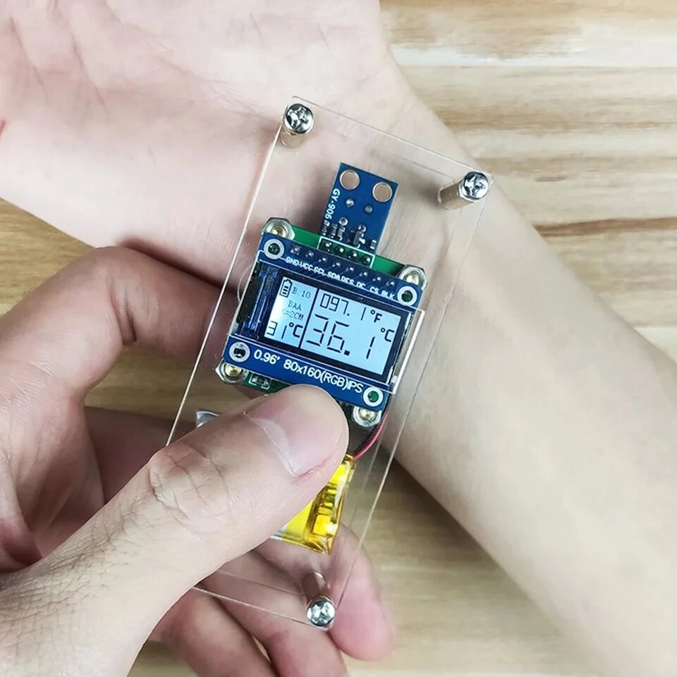 DIY Kit Infrared Thermometer, With Battery