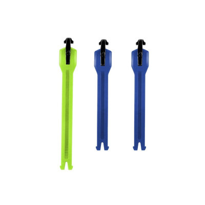 Стрепы к мотоботам Leatt 3.5 Strap Kit (Blue/Lime, OS, 2025 (3024010600))