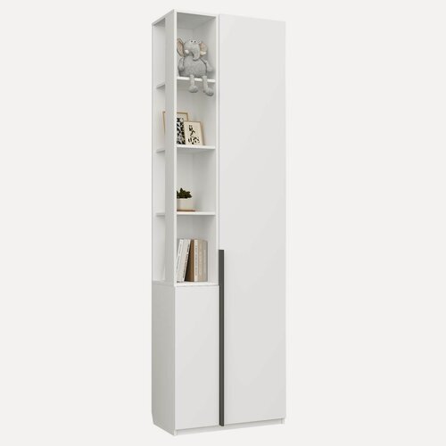 Изображение товара Пенал "Чарли", минимализм, ЛДСП, 65 см x 35 см x 220 см, с полками правый