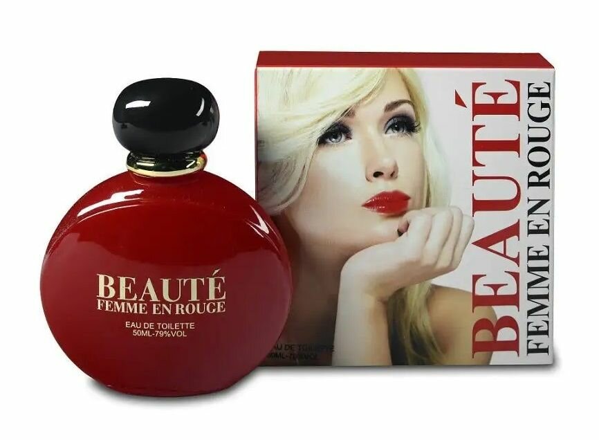 Туалетная вода женская BEAUTE FEMME EN ROUGE 50 мл. парфюм для женщин