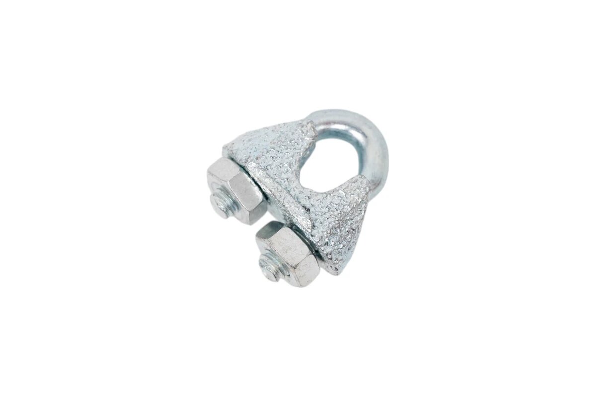 Зажим для стальных канатов STEELREX DIN 741 цинк 3 мм упаковка 2 шт. 0519003000W100000210