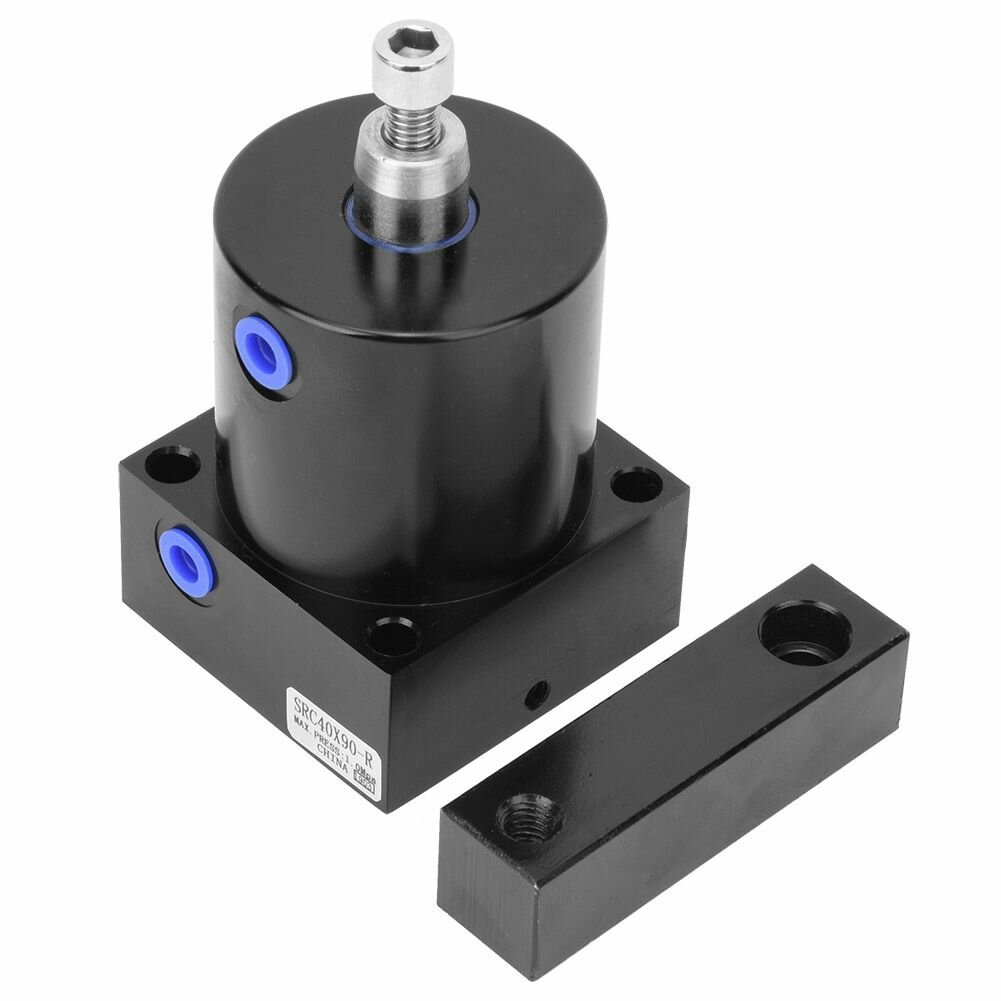 Пневматический поворотный зажимной цилиндр SRC40 90 градусов с колеблющимся движением 40мм фильтрованный сжатый воздух