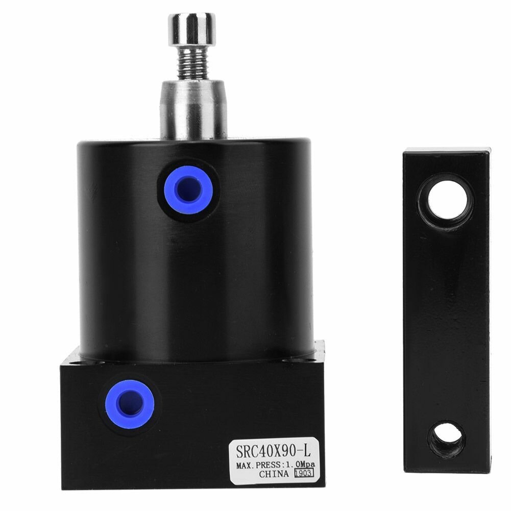 Пневматический поворотный зажимной цилиндр SRC40 90 градусов алюминиевый 40мм для интенсивного использования быстрая установка