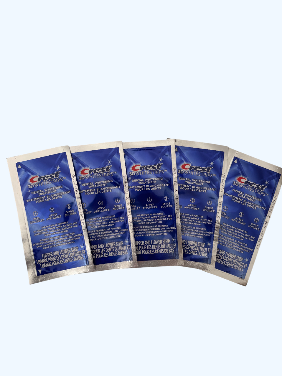 Картинки CREST 3D WHITESTRIPS PROFESSIONAL EFFECTS- отбеливающие полоски для зубов (5 пакетиков)