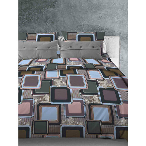 Постельное бельё ЛюбиМое, голубой, бязь