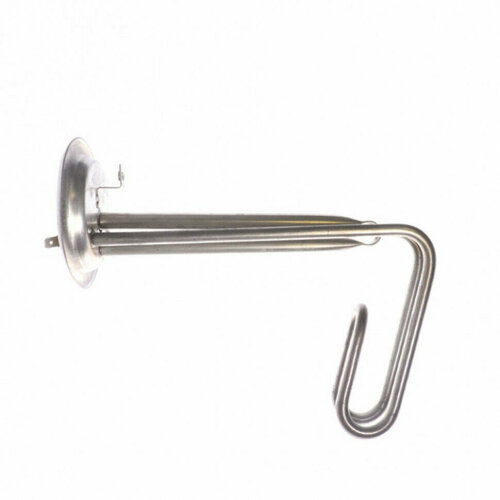 ТЭН RF 1500W, нерж, D92мм, М6, клеммы под разъем, L195мм, горизонтальный 220V (p/n: 20193)