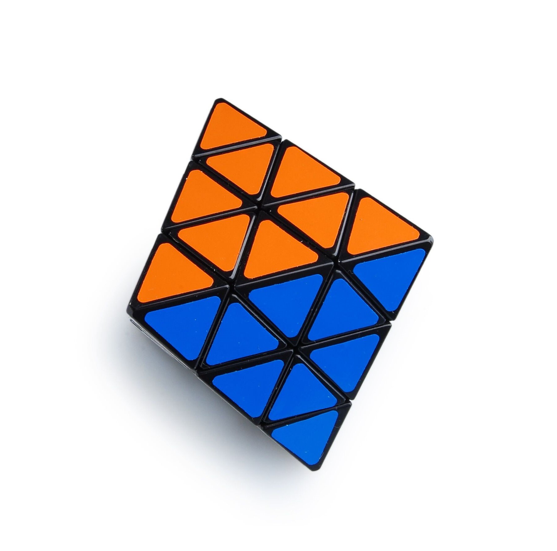 Головоломка коллекционная октаэдр LanLan Octahedron FTO, чёрный пластик