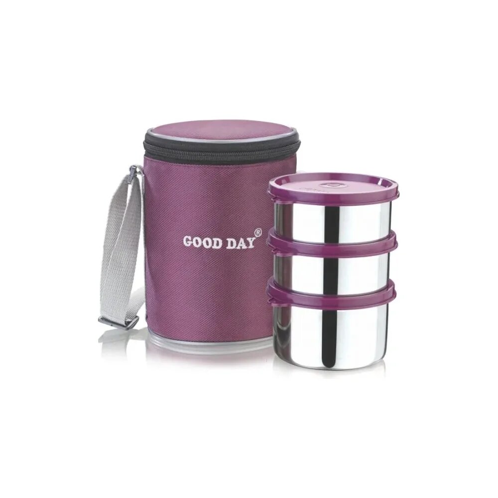 Ланч-бокс GOOD DAY PERFECT 2 425 + 550 мл Purple GL37325PE
