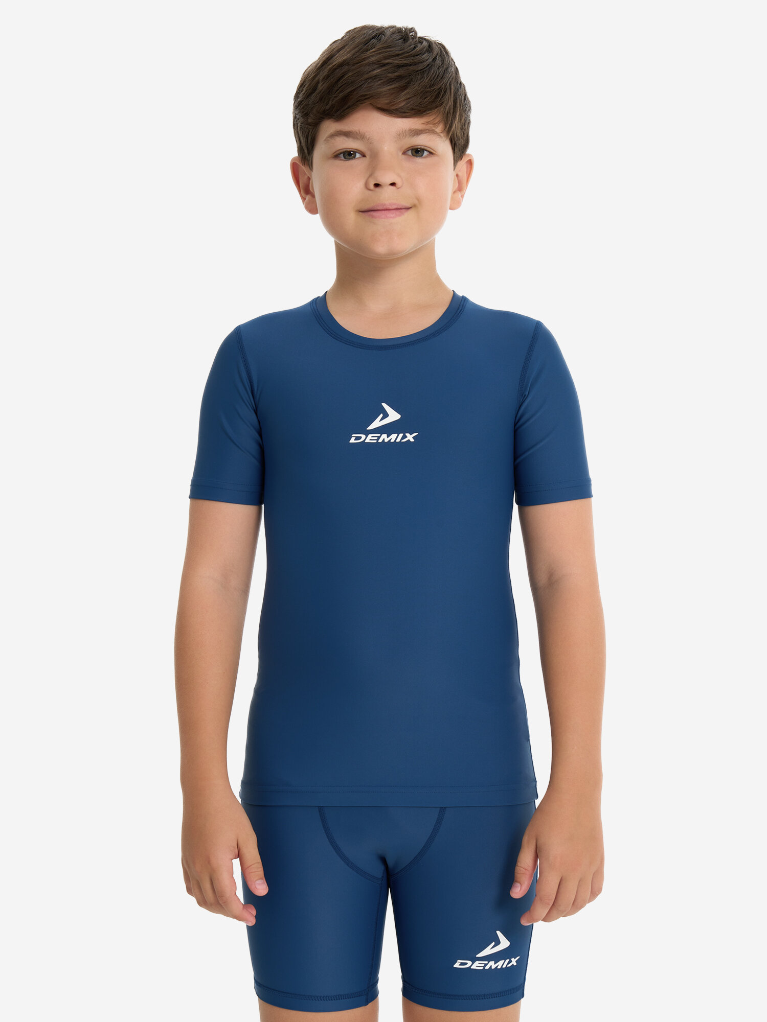 Футболка Demix, размер 146-152, синий — фото 1