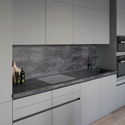 Изображение товара Столешница для кухни Цемент Темный 2400х600 мм в кромке, Slotex