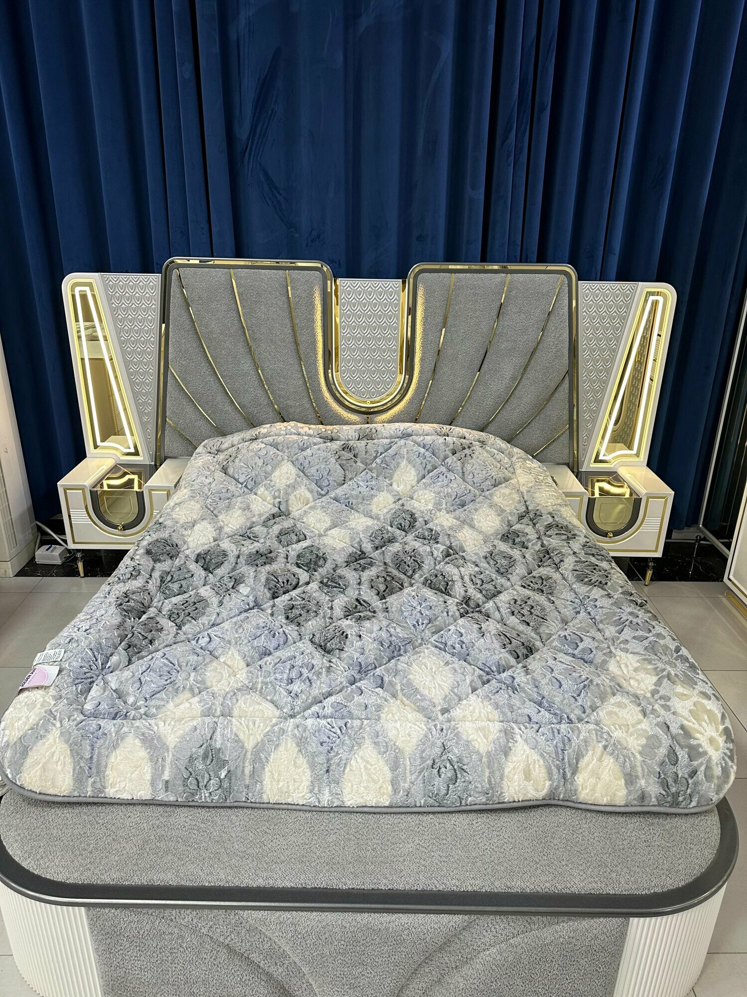 Одеяло-шуба меховое, двуспальное, 190×230 СМ, тёплое