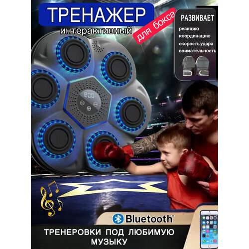 Тренажер для бокса музыкальный настенный