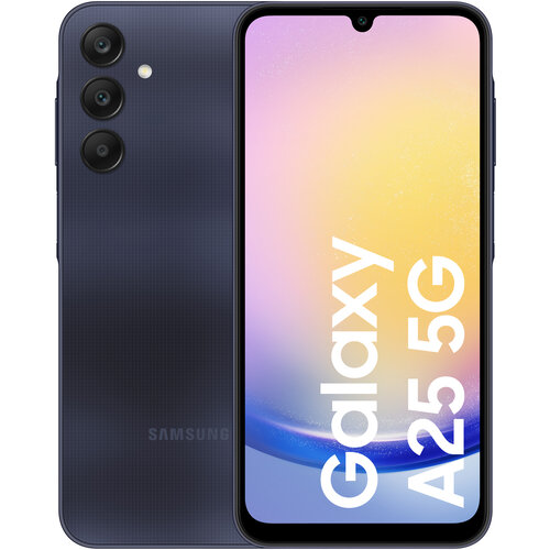 Смартфон Samsung Galaxy A25 5G 6/128 ГБ, Dual nano SIM, сине-черный смартфон samsung galaxy a25 5g 8 128 гб dual nano sim темно синий