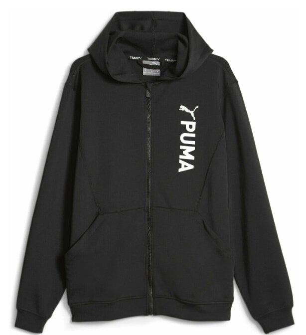 Толстовка спортивная PUMA Fit Double Knit Fz Hoodie