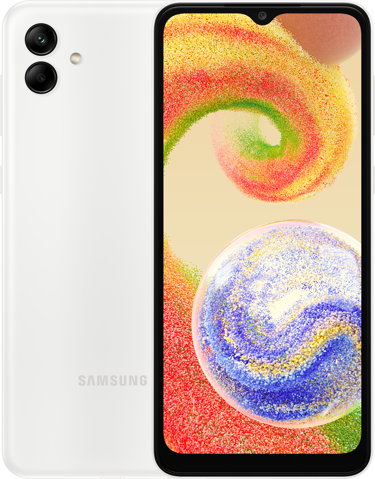 Смартфон Samsung Galaxy A04 3/32 ГБ, 2 SIM, белый