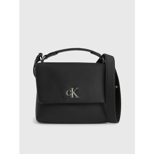 фото Сумка кросс-боди calvin klein crossbody bag, фактура рельефная, черный