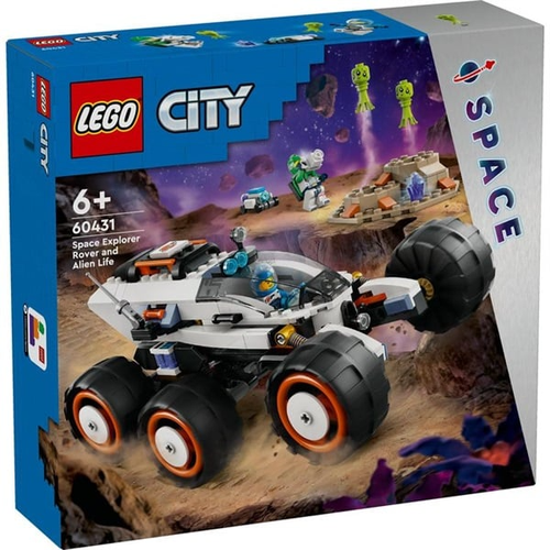 Конструктор LEGO City 60431 Космический исследовательский вездеход и инопланетная жизнь, 311 дет.