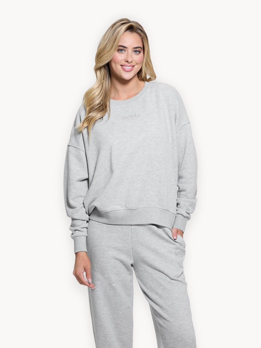 Свитшот GUESS, размер M, , серый