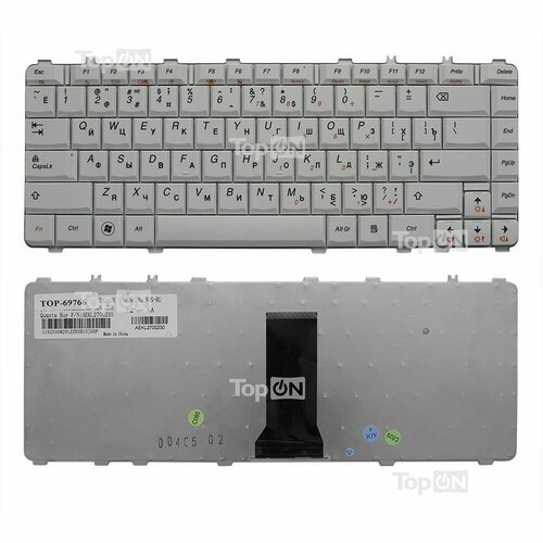 клавиатура для ноутбука lenovo ideapad u160 белая Клавиатура Lenovo IdeaPad Y450, Y550, B460, Y560 белая