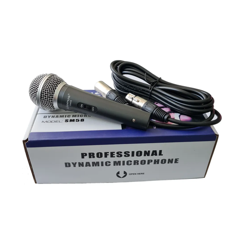 Микрофон для живого вокала Opus SM58 динамический темно-серый 390000₽