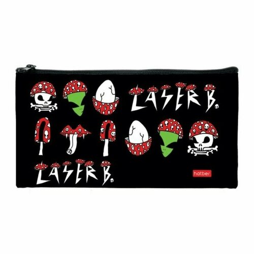 Пенал мягкий 1 отд. плоский 110*205 Hatber 