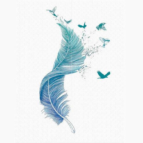 Панно декоративное FLIZETTO Перо 2*2,7 м