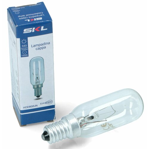 Лампа освещения для вытяжек E14 40W SKL универсальная HOD800UN