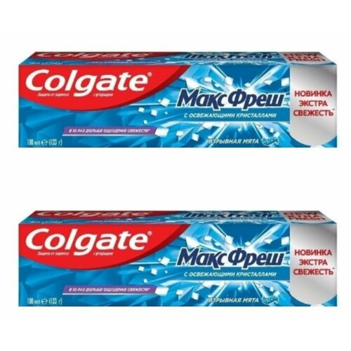 Colgate Зубная паста МаксФреш взрывная мята, 100 мл, 2 шт.