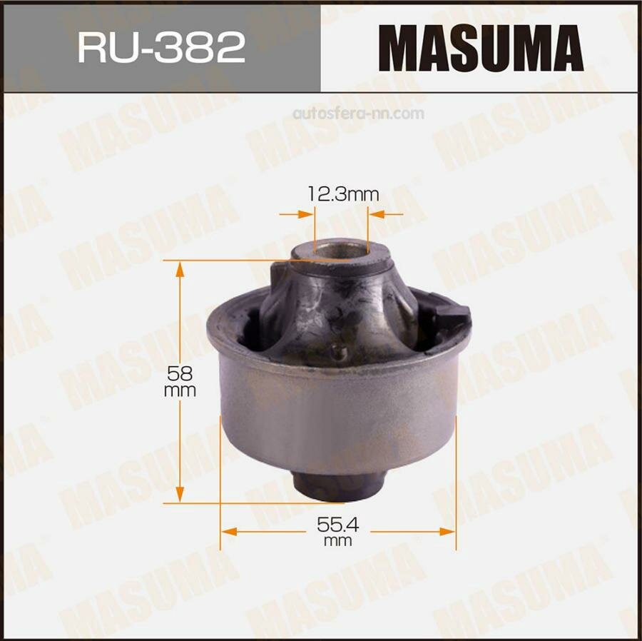 MASUMA RU382 Сайлентблок MASUMA VITZ/ #CP1#, RAUM/NCZ2#, FUNCARGO/ #CP1#/ front low