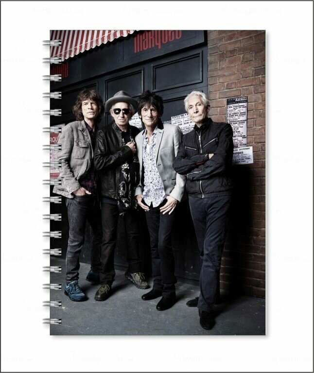 Тетрадь The Rolling Stones, Роллинг Стоунз №8, А5 (5 на 21 см)