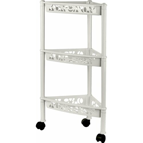 KEEPLEX KL283212048 Light на колесиках трехсекционная угловая 38,3х22,2х69см белое облако