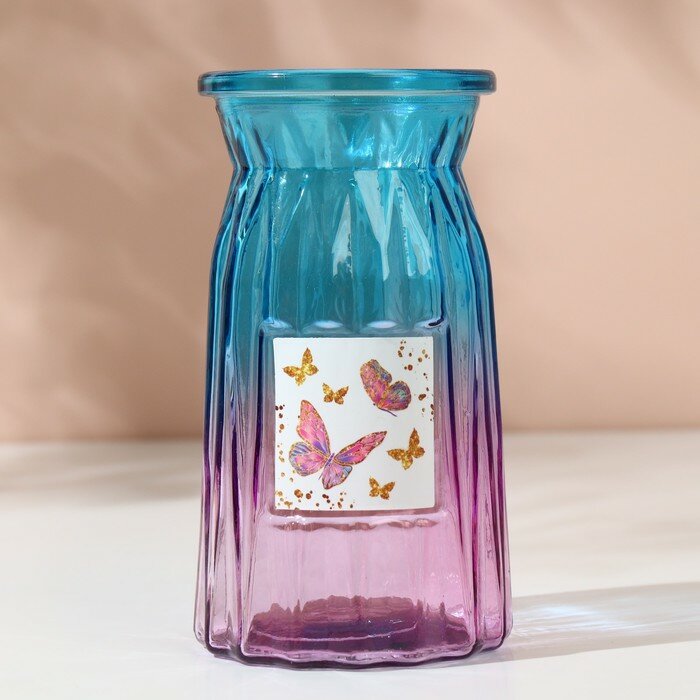 фото Ваза "Бабочки", 15 см