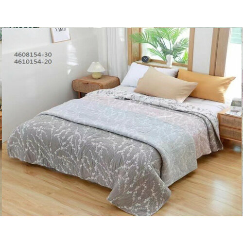 4610154 200х230 -Темносерый 7Я Покрывало Текстиль