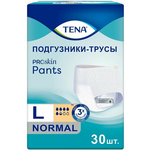 Подгузники-трусы для взрослых Tena Pants Normal L 30шт х3шт