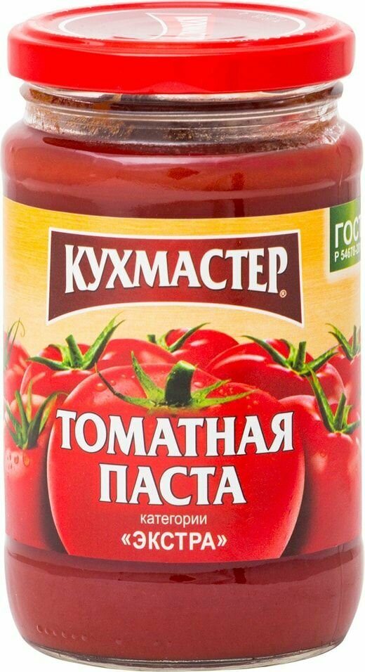 Паста томатная Кухмастер Экстра 370г 1шт