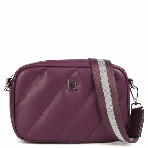 Комплект сумок кросс-боди FABRETTI FR512441-10, фактура стеганая, фиолетовый