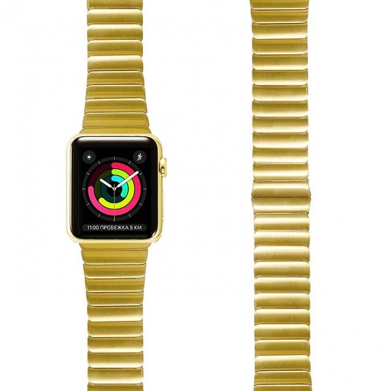 Ремешок Lyambda Canopus для Apple Watch Series 3/4/5 серебристый (DS-APG-05-44-SL) Noname - фото №7