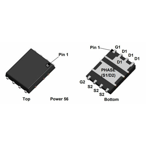Микросхема FDMS3668S N-Channel MOSFET 30V 18A PQFN5X6