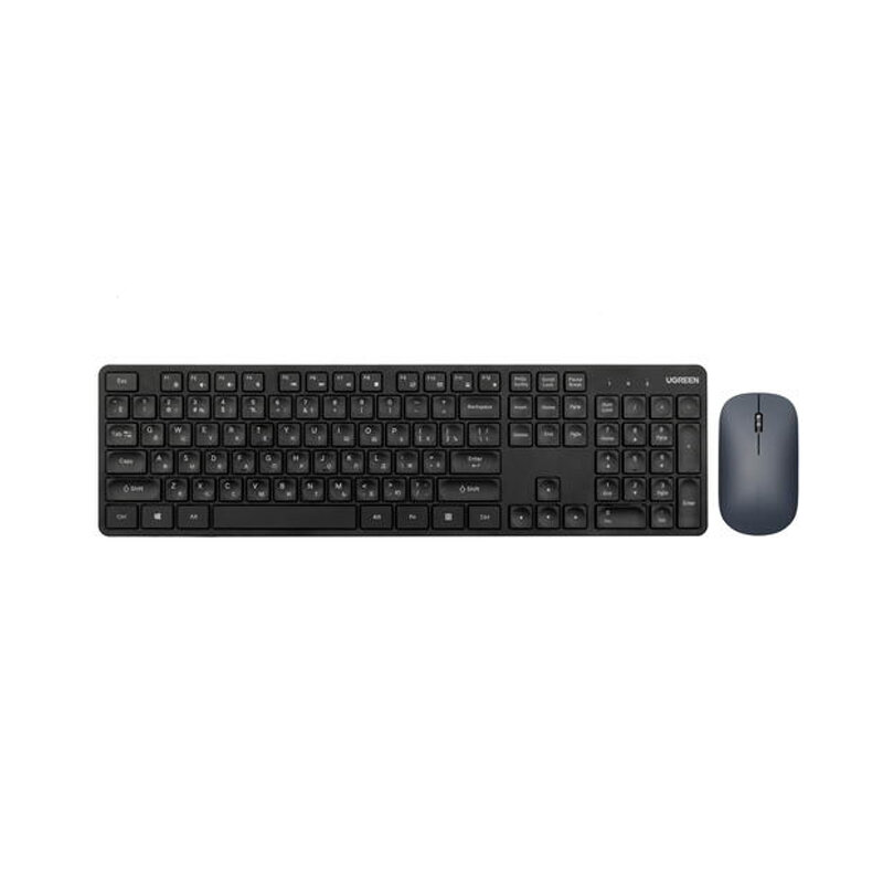 Комплект беспроводная клавиатура и беспроводная мышка UGREEN MK004