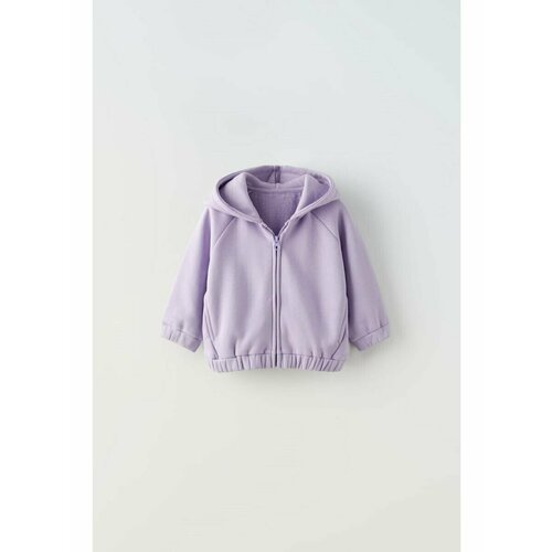 фото Толстовка zara, размер 110, фиолетовый
