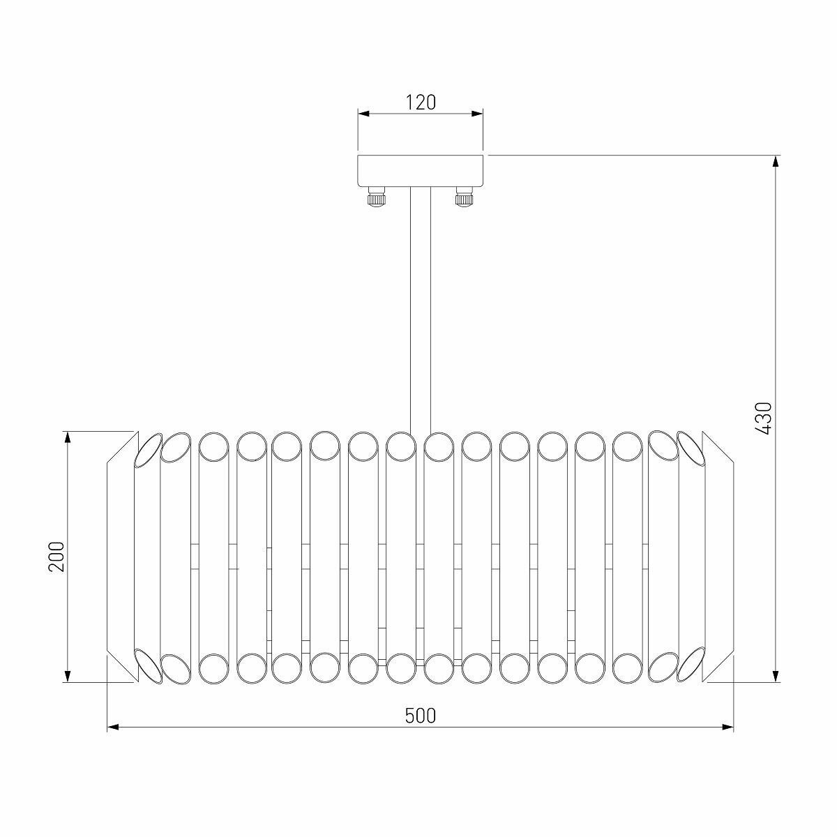 Люстра Bogates CASTELLIE a058075 Bogate's - фото №8