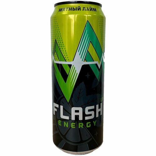 Напиток Flash Up энергия мятный лайм безалкогольный тонизирующий, 450мл, 4 шт.