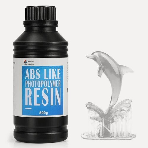 Изображение товара Фотополимерная смола WEISTEK ABS LIKE Resin для 3D принтера 500 мл. Белая