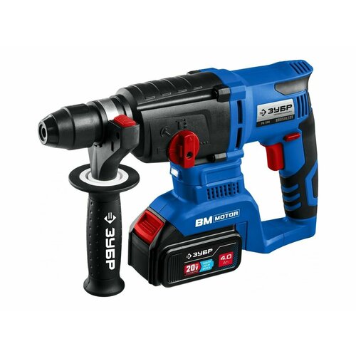 Перфоратор ЗУБР Т7 20 В 26 мм 2 АКБ 4 Ач бесщеточный кейс Профессионал PB-260-42 30500₽