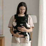 Рюкзак переноска BABYROX Comfort Mesh черный - изображение