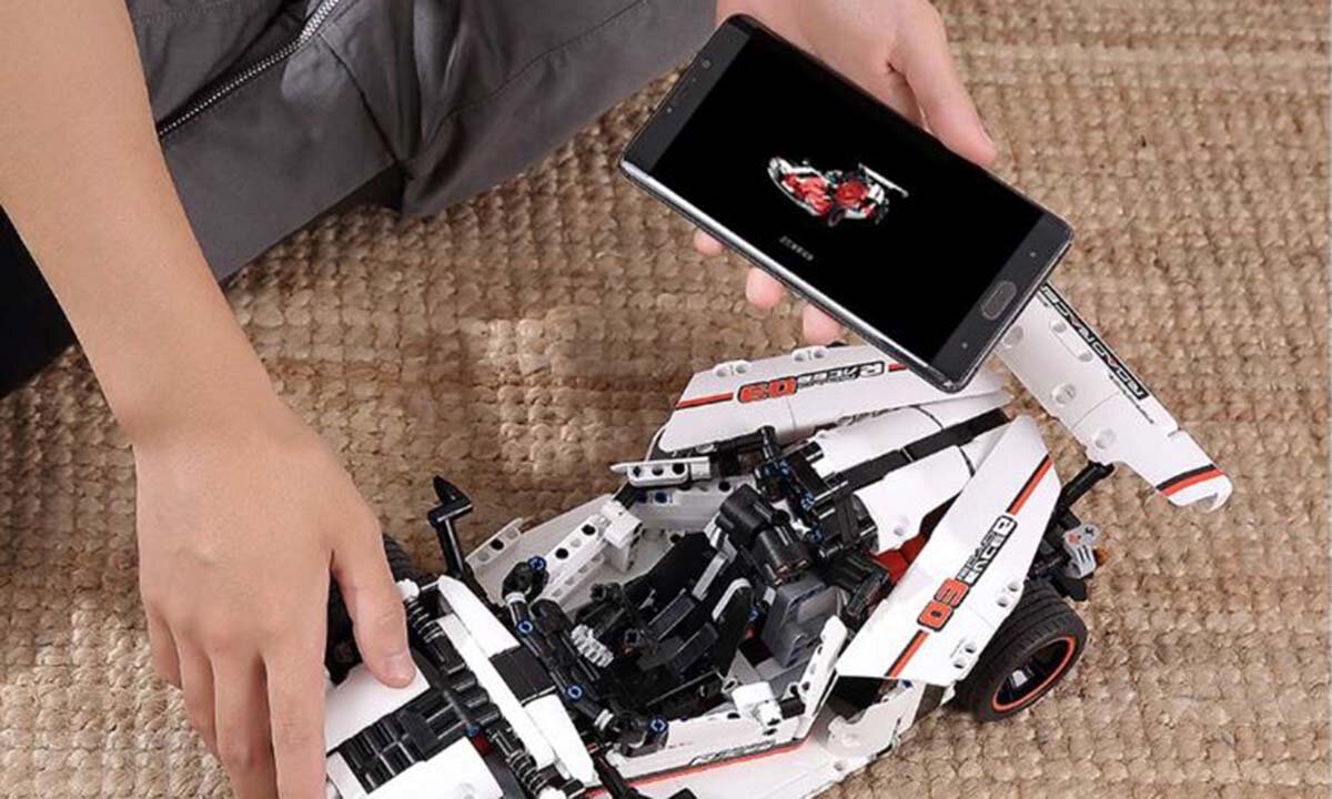 Изображение Конструктор Xiaomi Intelligent Building Block Racing Car 900+ деталей