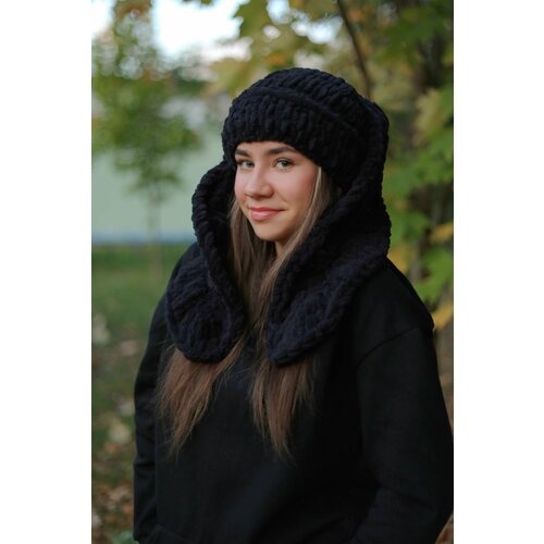 фото Шапка бини бигбанни, размер 54, черный hansa