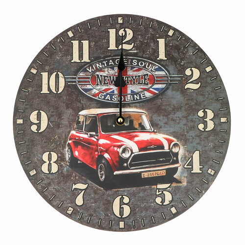 Часы настенные Bolai Arts Машина 34 см 1436₽