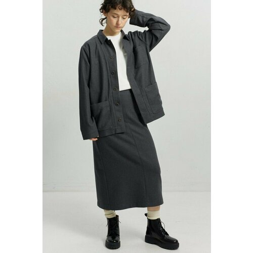 фото Рубашка уста к устам, размер m, серый